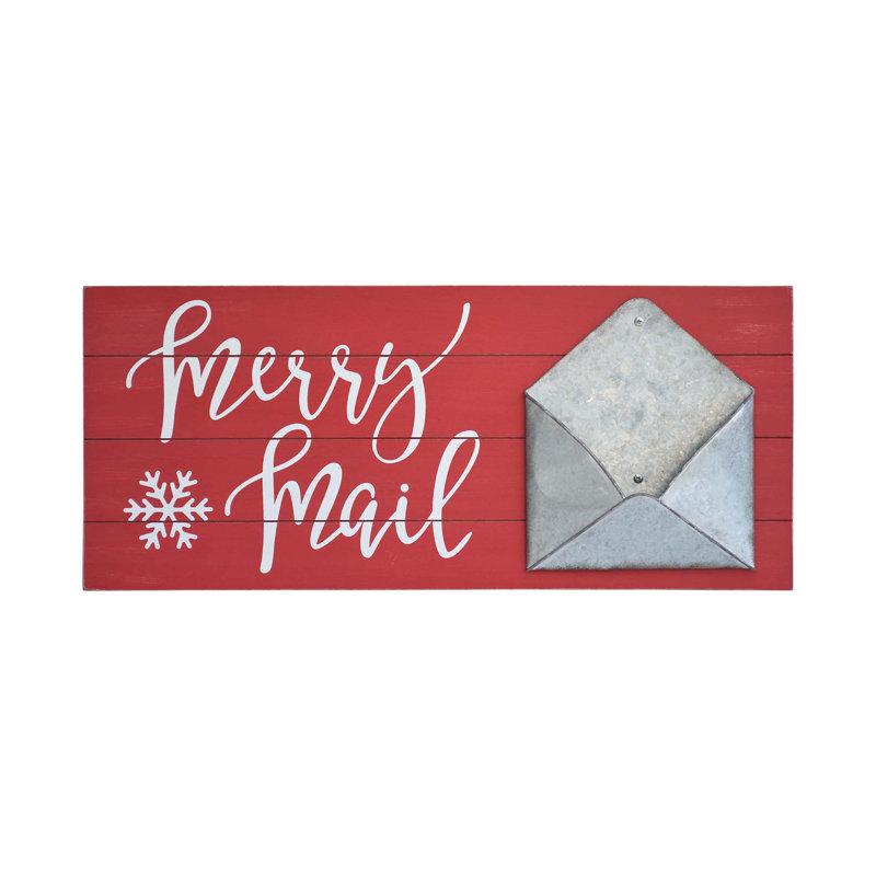 Merry Mail Sign