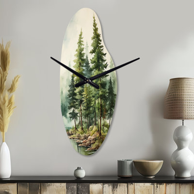 Horloge murale incurvée traditionnelle Geaghan