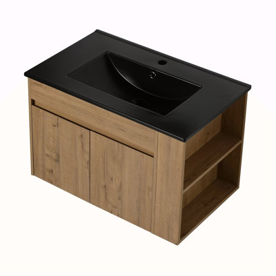 Dessus de meuble-lavabo en céramique 30 po - BL9075BK