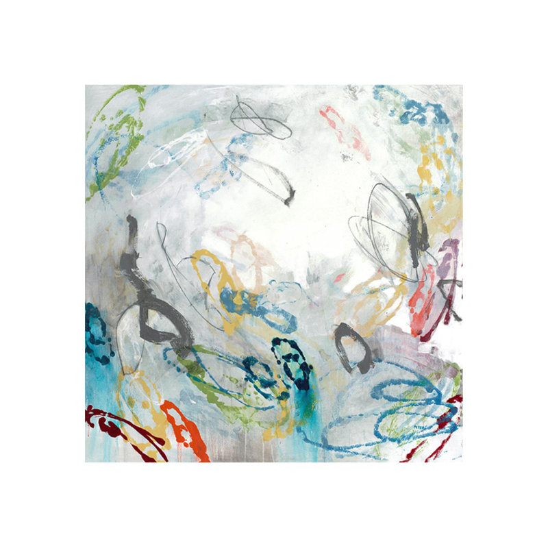 Color Swirl Print by Christopher Peter, Outdoor, 24" H x 24" W x 1.5" D