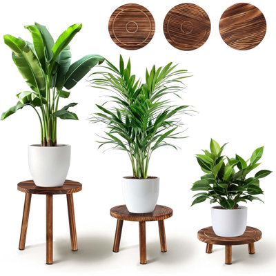 3 Pcs Corner Plant Stand,Plant Shelf,Potting Bench