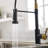 Single Handle Kitchen Faucet With Pull Out Spray - To Tarnishing, Smooth Water Commercial Pullout Enhanced Flow, User- Installation-1306107374