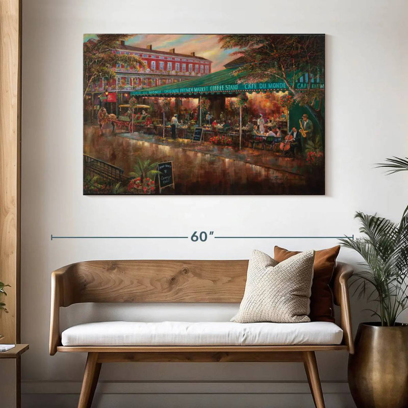 Sireci Cafe Du Monde Al Fresco, 32" H x 48" W