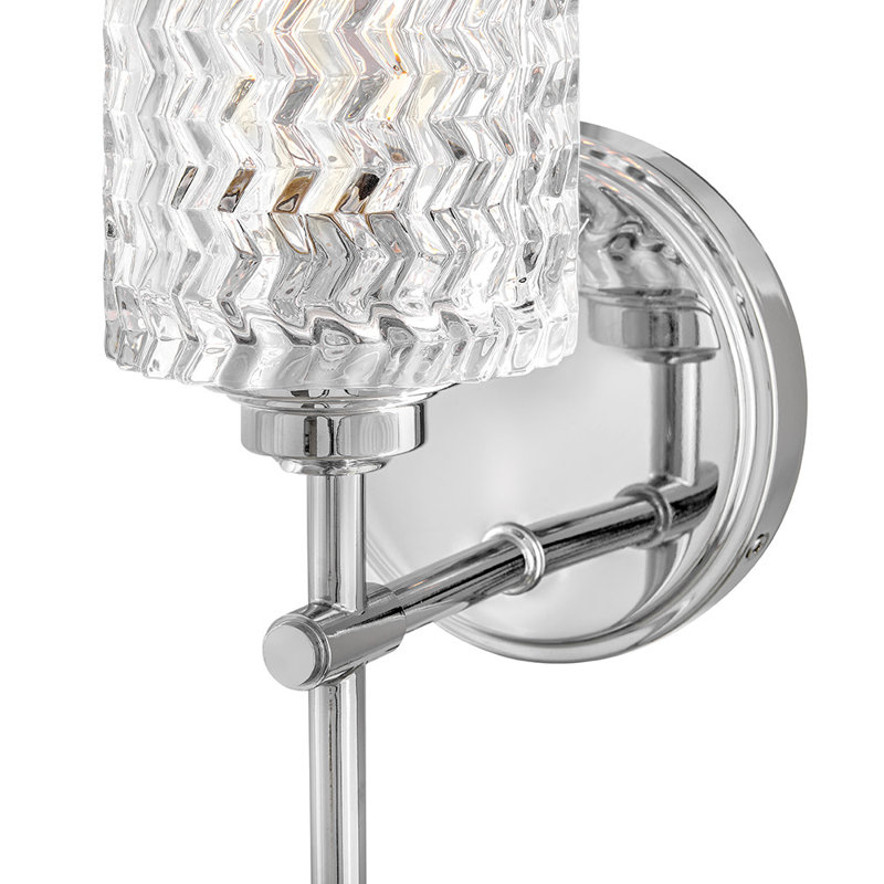 Hinkley Elle Medium Single Light Sconce, Chrome