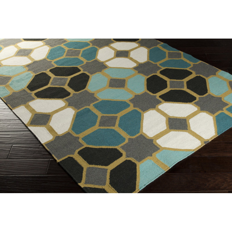 Litchfield Flatweave Wool Geometric Indoor Rug, Rectangle 2' x 3'