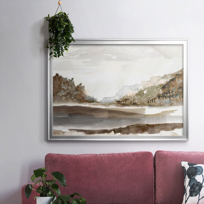 Mountain Time, reproduction d'art sur toile, H 30 po x l 44 po x P 1,5 po, Argent