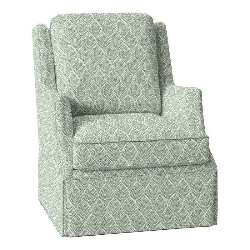 Savannah Swivel Wingback Chair, Perigold Linnaeus Spring