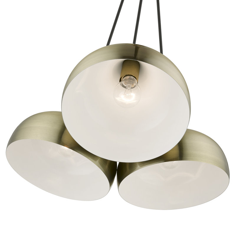 Chassitty 3 - Light Antique Brass Pendant