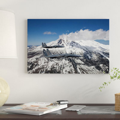 " Two F-15 Eagles Fly Past Snow Capped Peaks In Central Oregon " by HIGH-G Productions