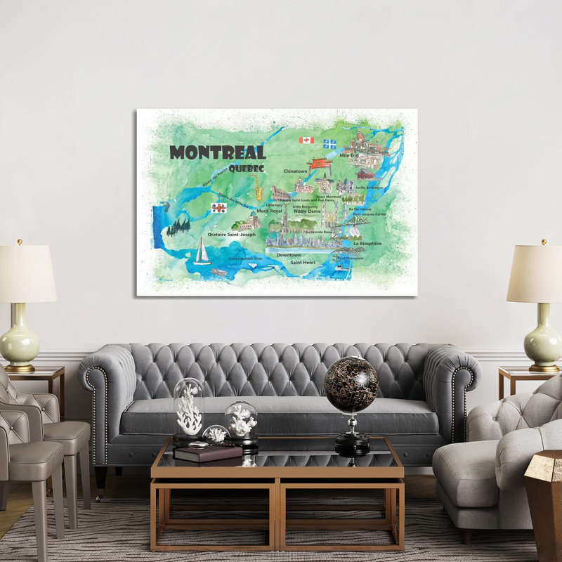 Montreal, Quebec, Canada Travel by Markus & Martina Bleichner - Wrapped Canvas Print, 152.5 cm H x 101.5 cm W