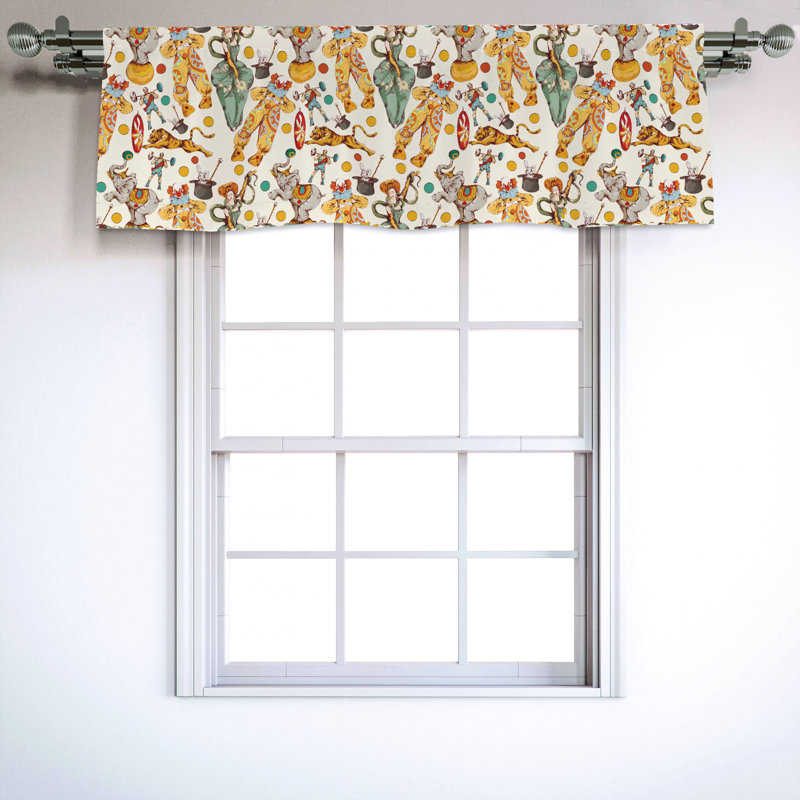 Sateen Ruffled Window Valance