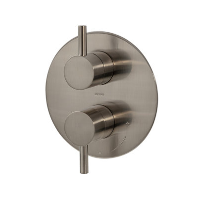 Brushed Nickel Cigno Progressive Pressure Balancing Mixer With Volume Control