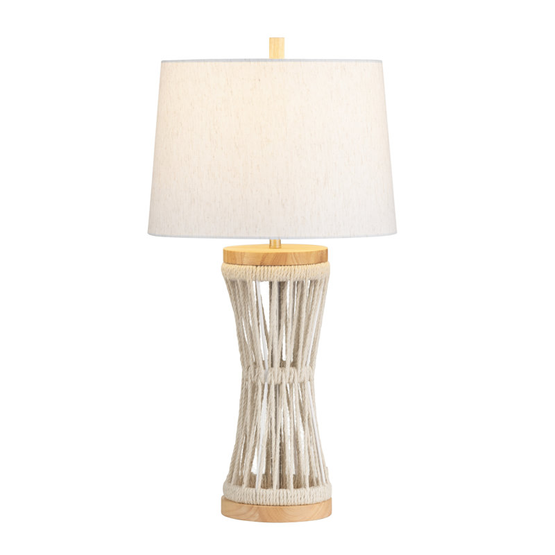 Lampe de table en corde