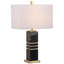 Lampe de table noire 27,5 "Tonna