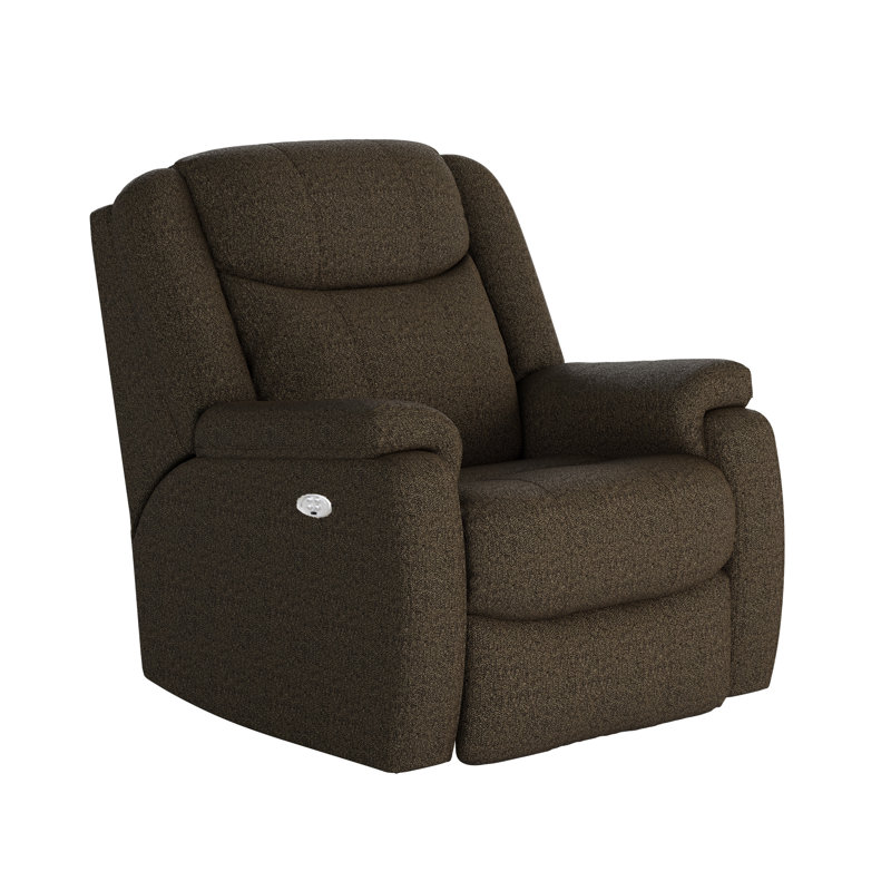 Hercules Dual Power Wall Recliner, Dark Brown Jacquard