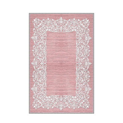 Stylish Hall Carpet (3.3 x 6.6 ft), 100% Polyester, 0.3 in Pile Height | Antibacterial, Non-Slip PVC Felt Dot Underside | Machine Washable, 3D Digital Print, Durable & Easy to Clean | Perfect for Entryway & Living Areas