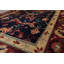 Tapis bleu marine en laine noué à la main 8 pi 3 po x 10 pi 3 po