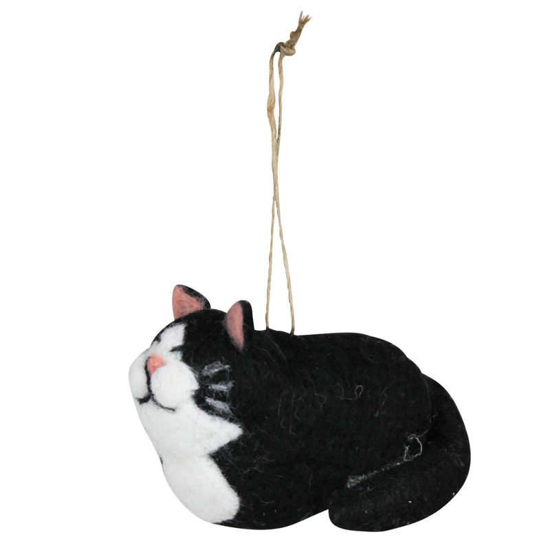 Ornements de chat, feutre, ensemble / 3