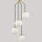 Lazhane 4 - Light Golden Cluster Pendant