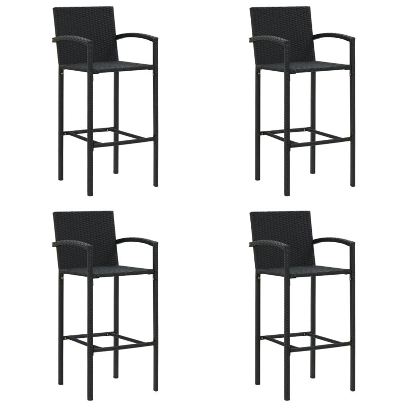 Counter Stool, 4, Black