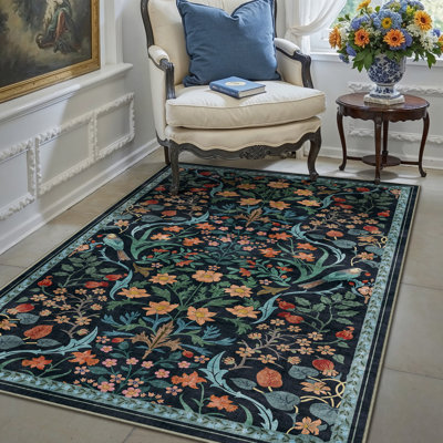 Destinay Floral Area Rug
