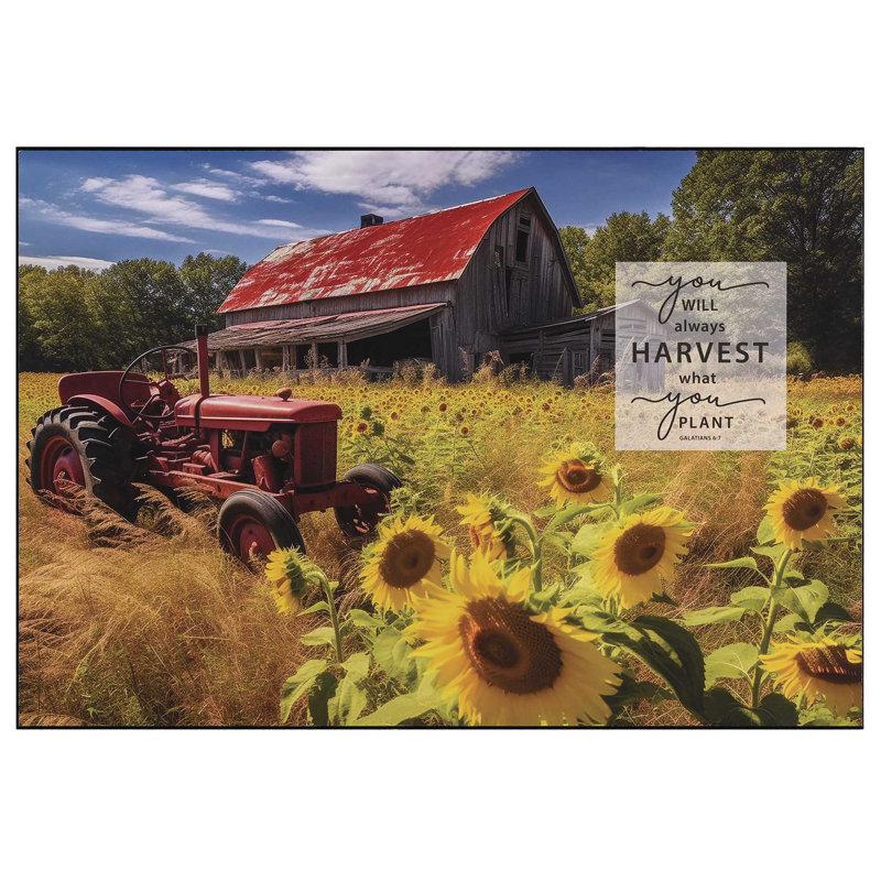 Plaque murale «You Will Always Harvest»