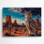 «Southwestern Animals Owl» 41, art mural en métal brun-818343841