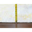 Tapis macaron 2 pi 1 po x 3 pi jaune, velours texturé, tissé à la main, laine et soie à base de plantes, motif moderne, échantillon, tapis, tapis oriental