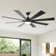 Vaczon 72" 8-Blade Modern Ceiling Fan with Dimmable 3CCT LED Lights and Remote Control