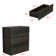 32.9 INCH H Modern 3-Drawer End Table With Handleless Front, Compact Design & Multiple Finishes – Versatile Nightstand Or Side Cabinet