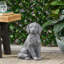 Statue de chien d'extérieur MGO DOG STATUE, aucun assemblage requis