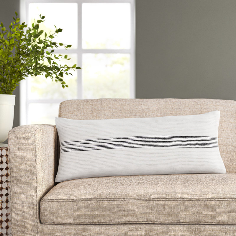 Cason Embroidered Wool Reversible Throw Pillow, Pillow Cover Only - No Insert