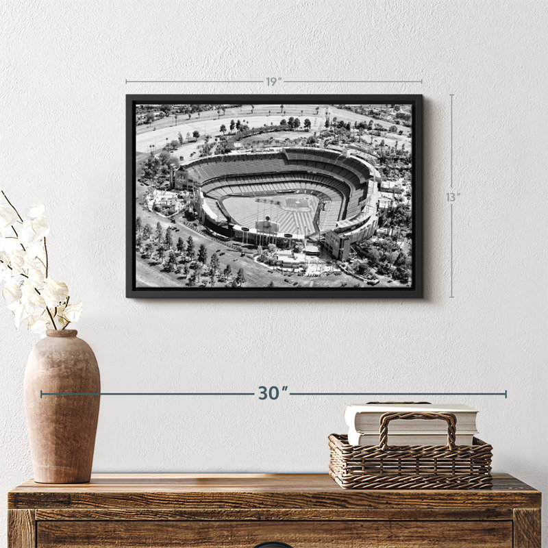 «California Series - LA Dodger Stadium Wall Art», H 13 po x l 19 po