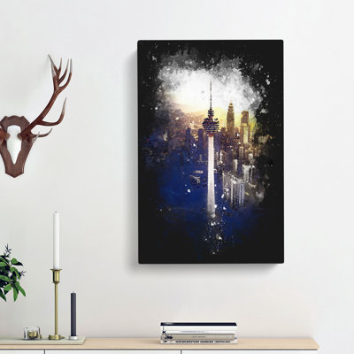Menara Tower in Kuala Lumpur - Wrapped Canvas