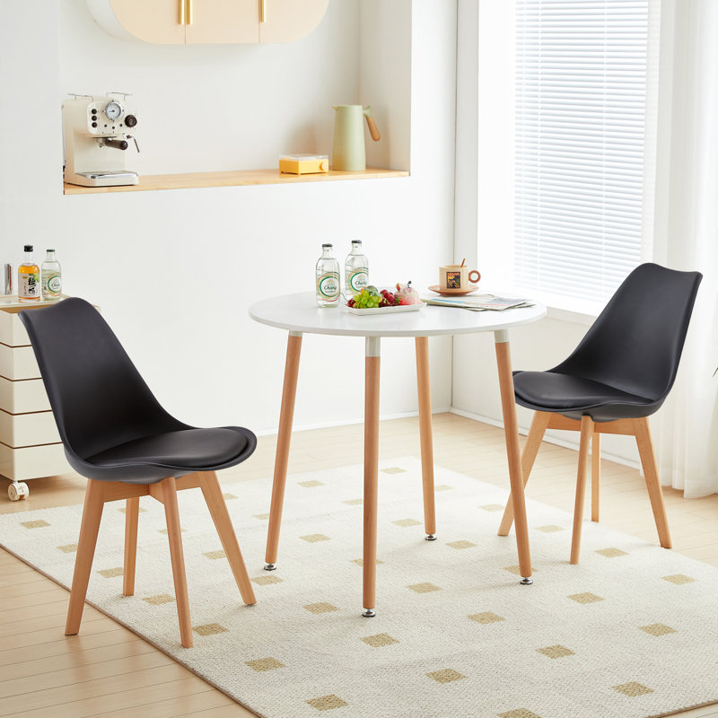 Ensemble repas rond 31,5 po Dorelien, Noir