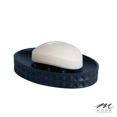 Savon BRAEMAR en résine bleu marine