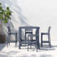 Farrah 55'' Rectangular 4 - Person Outdoor Dining Set