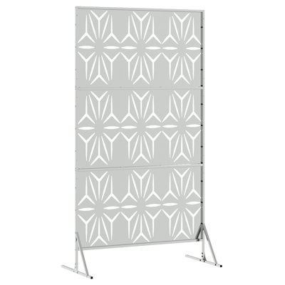 Metal Fence Panel Metal Large Patterned