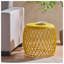 Table d'appoint en treillis métallique jaune 19,75 po Alamera pour l'extérieur-129682596
