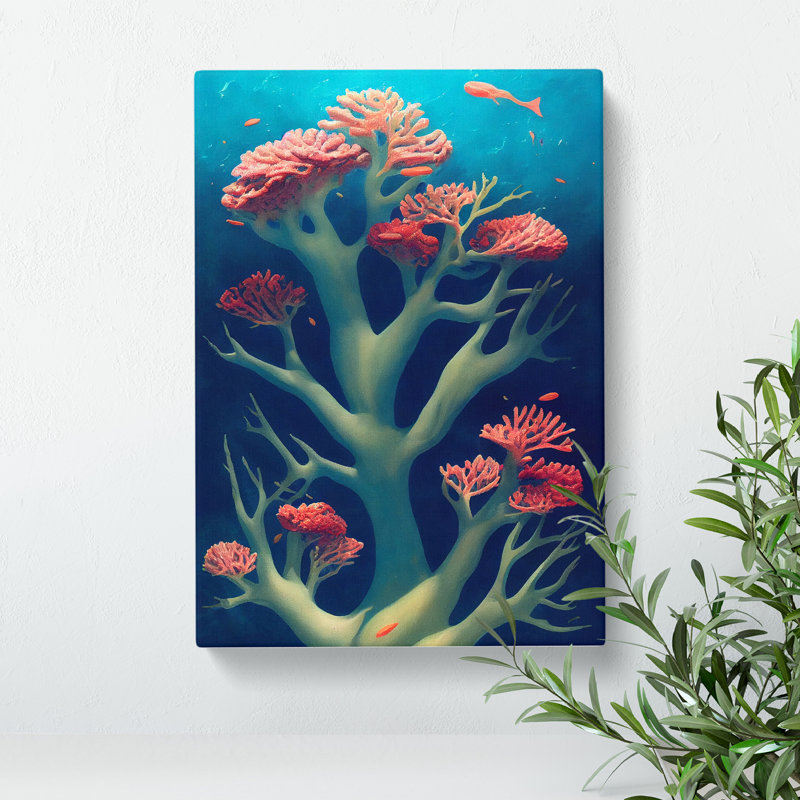 XC1022-1204X Breathtaking Coral Reef - Wrapped Canvas Print, 60cm H x 40cm W x 3cm D