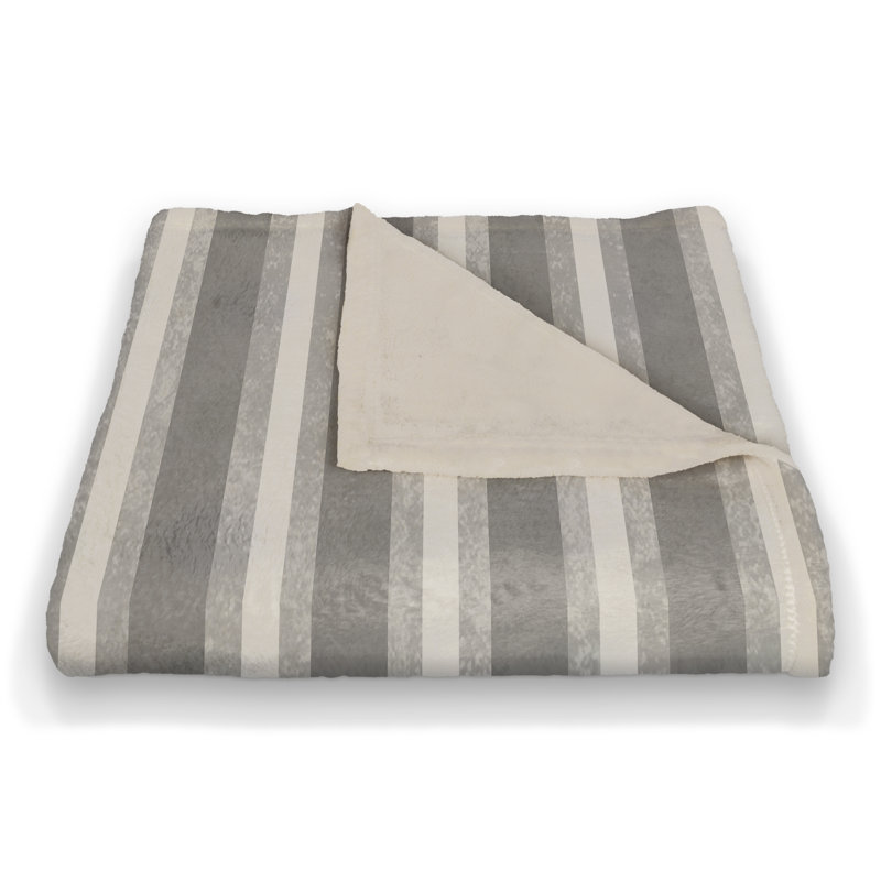 Hand Woven Throw Blanket, Gray