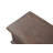 54" Brown Solid Wood Medallion Storage Ottoman