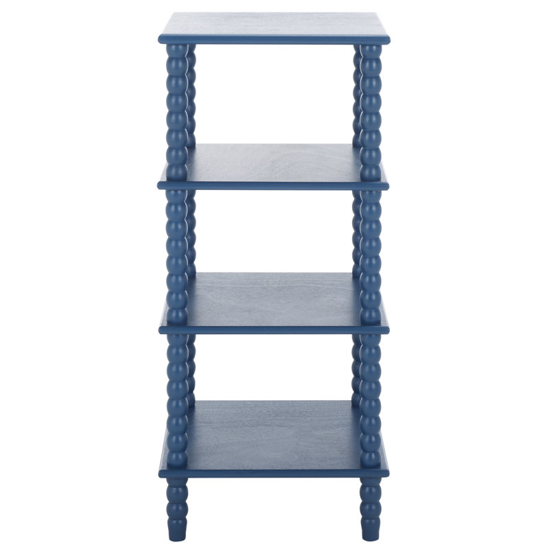 Dilyn 4 Tier Shelving Unit, Blue