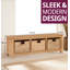 Elaina Solid Wood Storage Bench