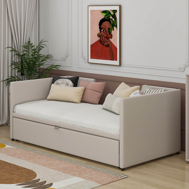 Lit de jour rembourré Willadeen, Beige