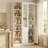 79" Bookcase with 2 Adjustable Shelves, 6-tier Bookshelf-1005725392