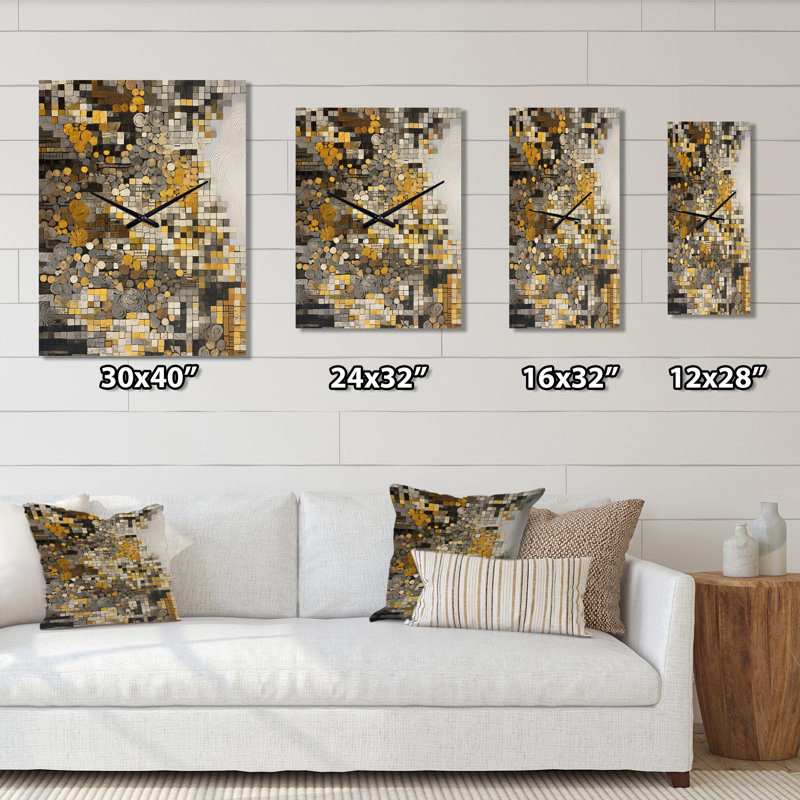 Horloge murale Jaquayvion - Boho, H 28 po x l 12 po x P 1 po