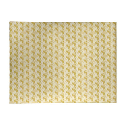 Tapis jaune clair/jaune foncé skyscrapers classic