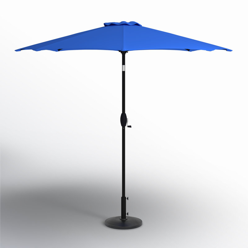 Parasol de marché 9 pi Pierpoint, Bleu royal