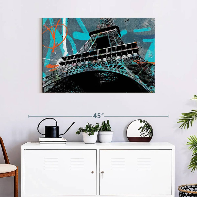 Ravi Eiffel Tower II, 24" H x 36" W
